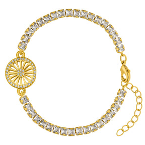 Roma Wappen Armband Damen Gold vergoldet | d'origine