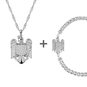 Rumänien Wappen Schmuck Set Damen | d'origine