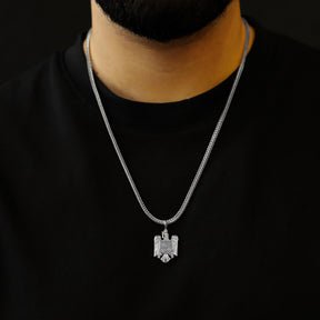 Rumänien Wappen Kette Herren am Model
