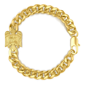 Rumänien Wappen Armband Herren 18K Gold – Wappen
