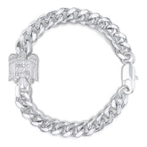 Rumänien Wappen Armband Herren Silber wasserfest | d'origine