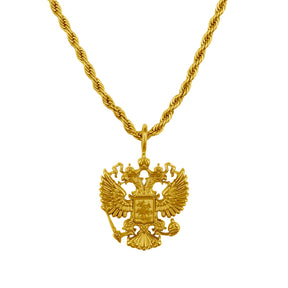 Russland Adler Wappen Kette Herren 18K Gold | d'origine
