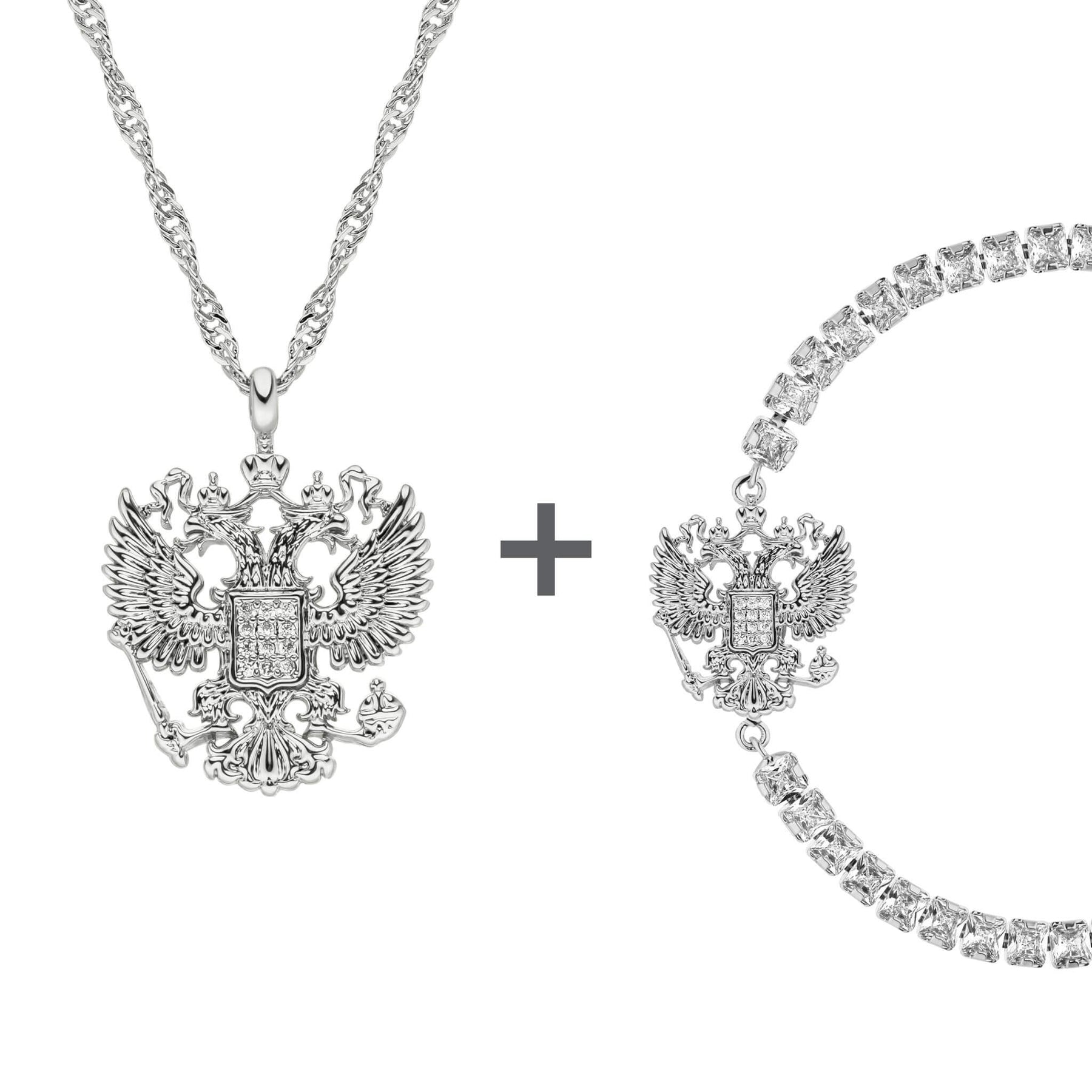 Russia Emblem Jewelry Set Women | d'origine