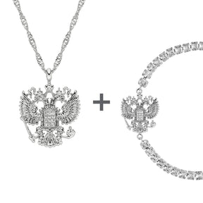 Russia Emblem Jewelry Set Women | d'origine