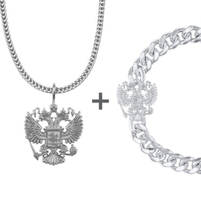 Russland Wappen Schmuck Set Herren | d'origine