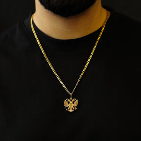 Russland Wappen Kette Herren am Model