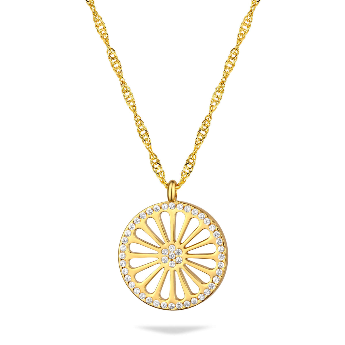 Roma Wappen Kette Damen Gold vergoldet | d'origine