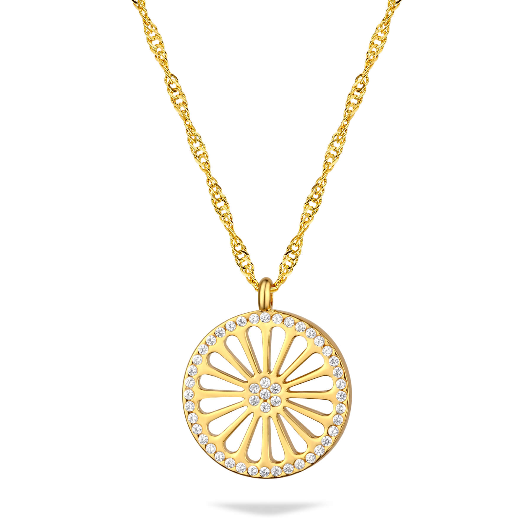 Roma Wappen Kette Damen Gold vergoldet | d'origine