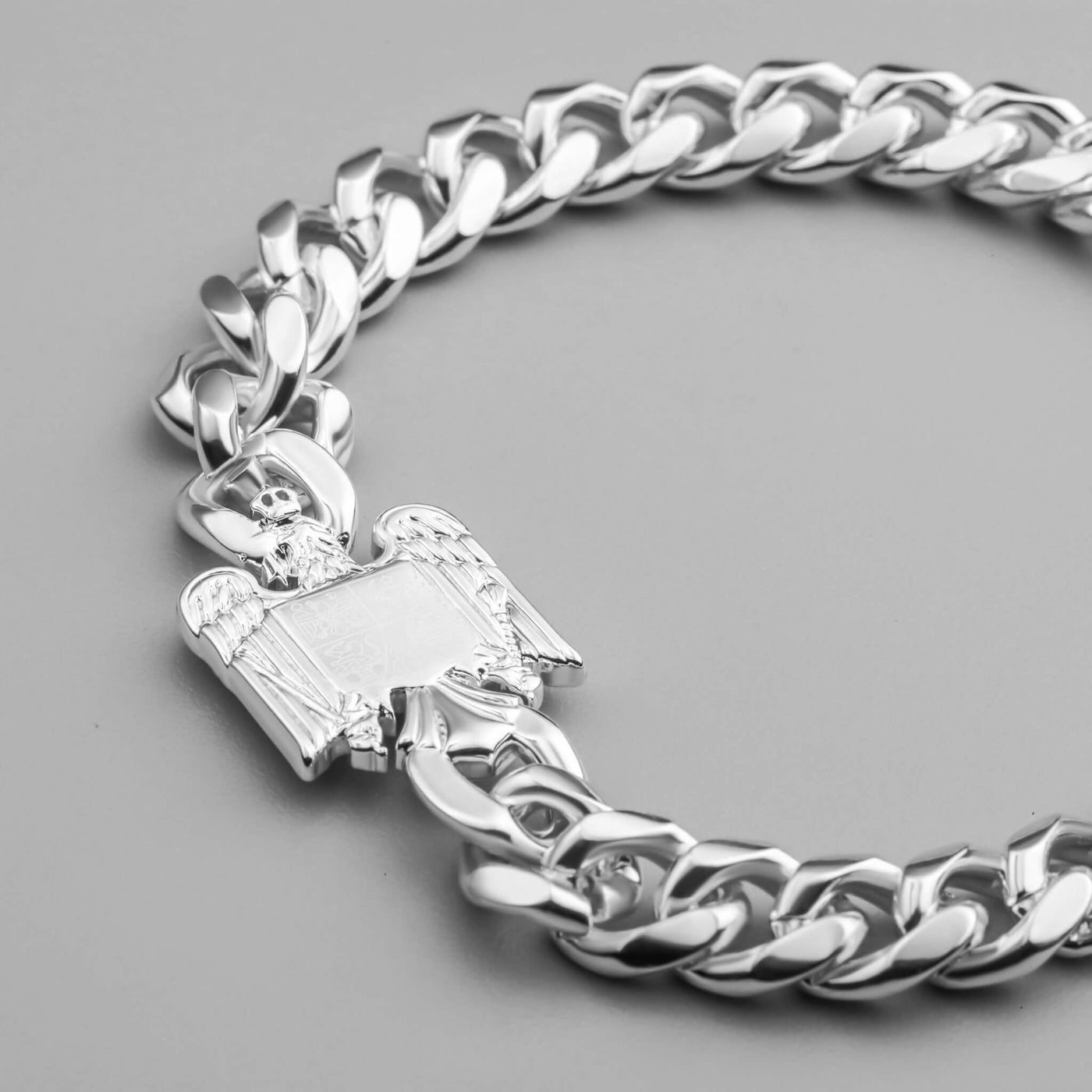 Rumänien Wappen Armband Herren Silber wasserfest | d'origine