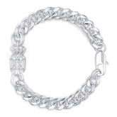 Serbien Wappen Armband Herren Silber wasserfest | d'origine