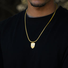 Slowenien Wappen Kette Herren am Model