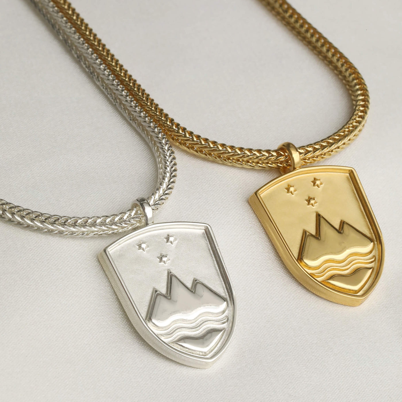 Slowenien Wappen Kette Herren Edelstahl – Wappen