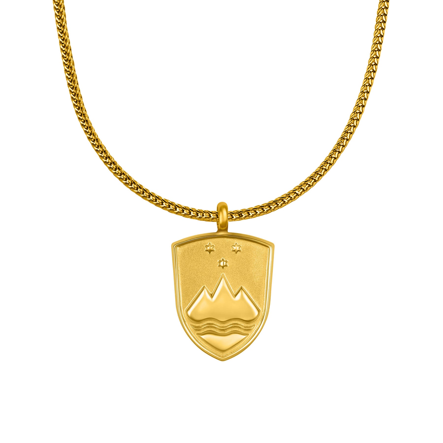 Slowenien Wappen Kette Herren Gold vergoldet | d'origine