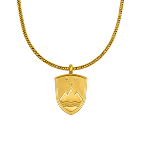 Slowenien Wappen Kette Herren Gold vergoldet | d'origine