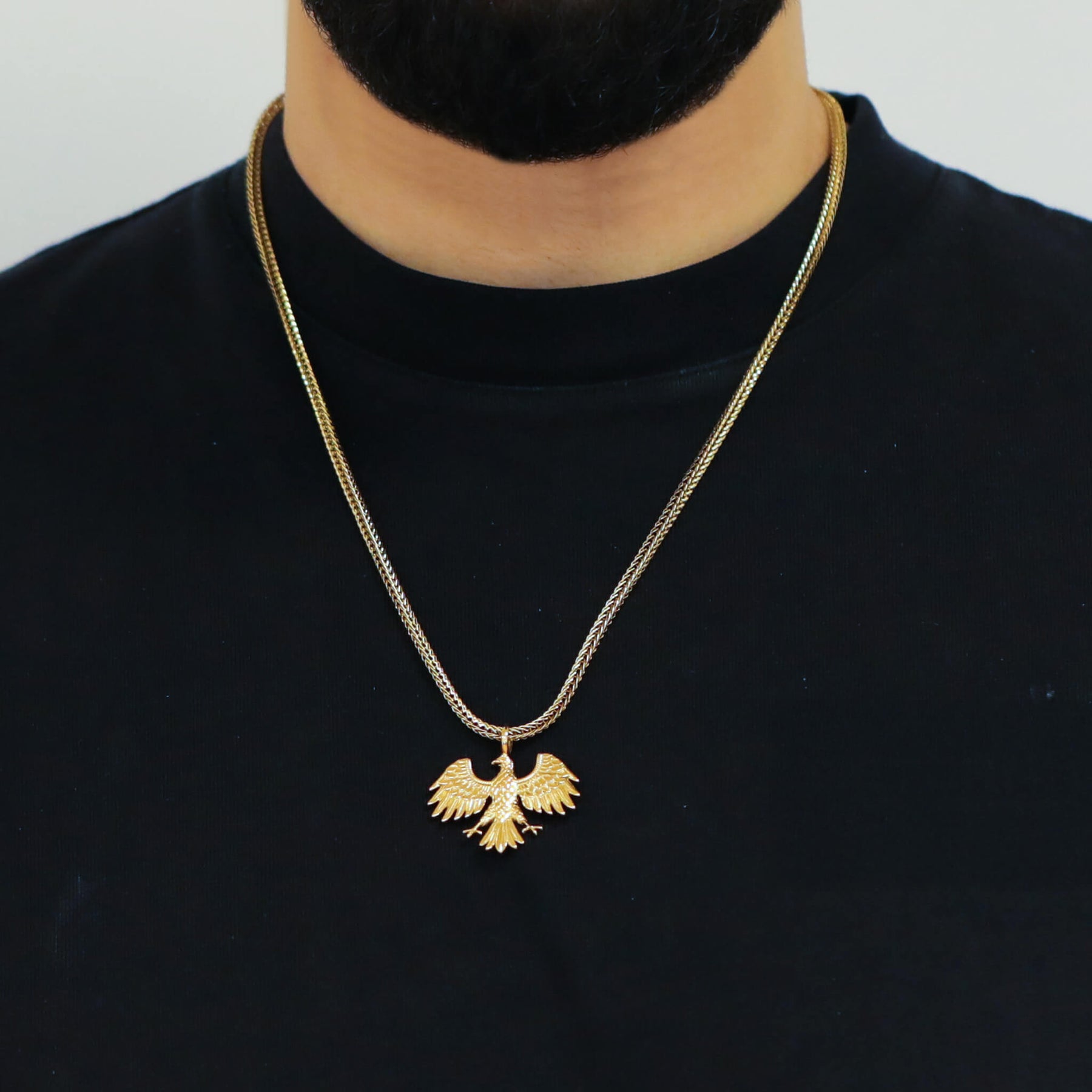 Syrien Wappen Kette Herren am Model