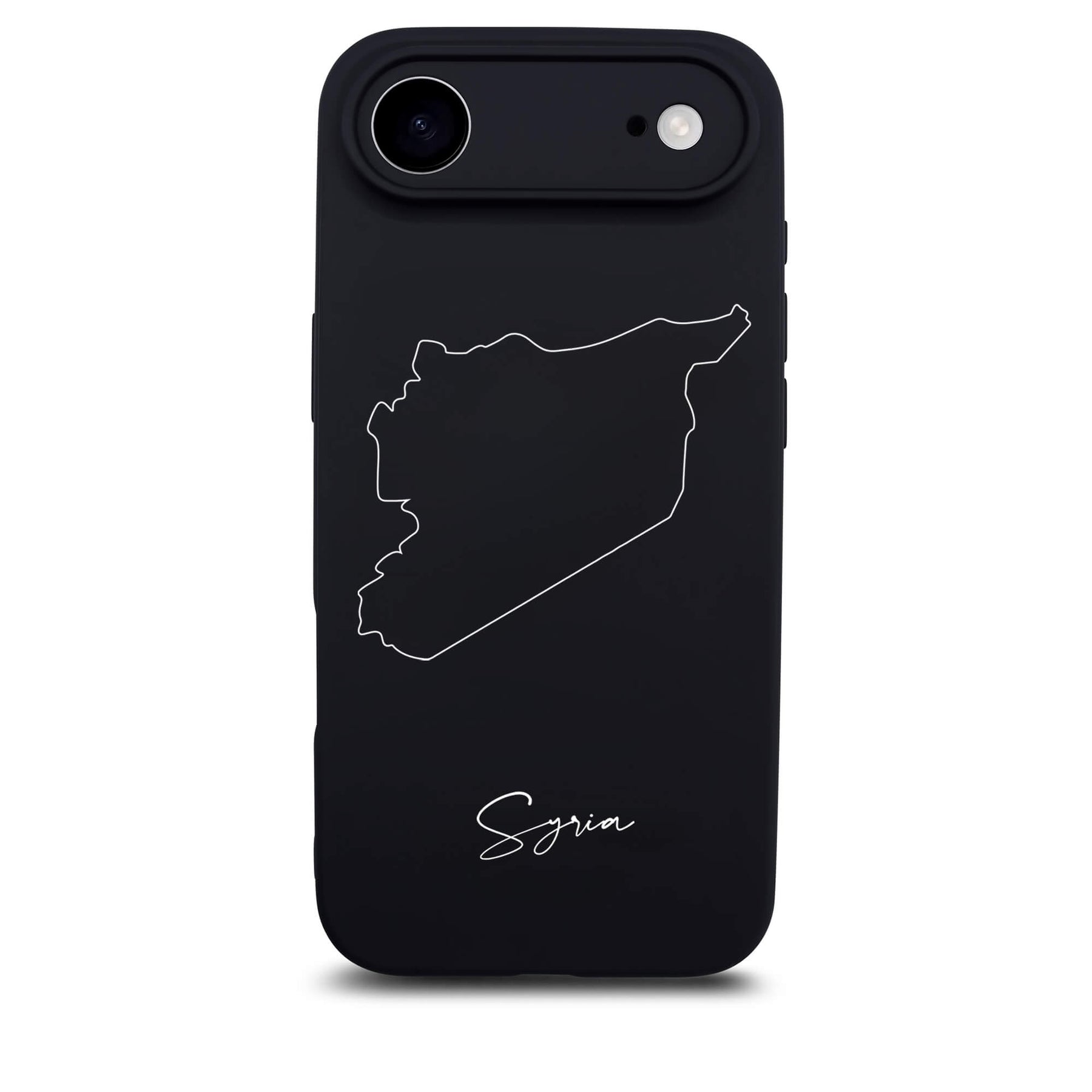 Syrien Handyhülle für iPhone 17 Air – Rückseite mit Landkarte und Schriftzug