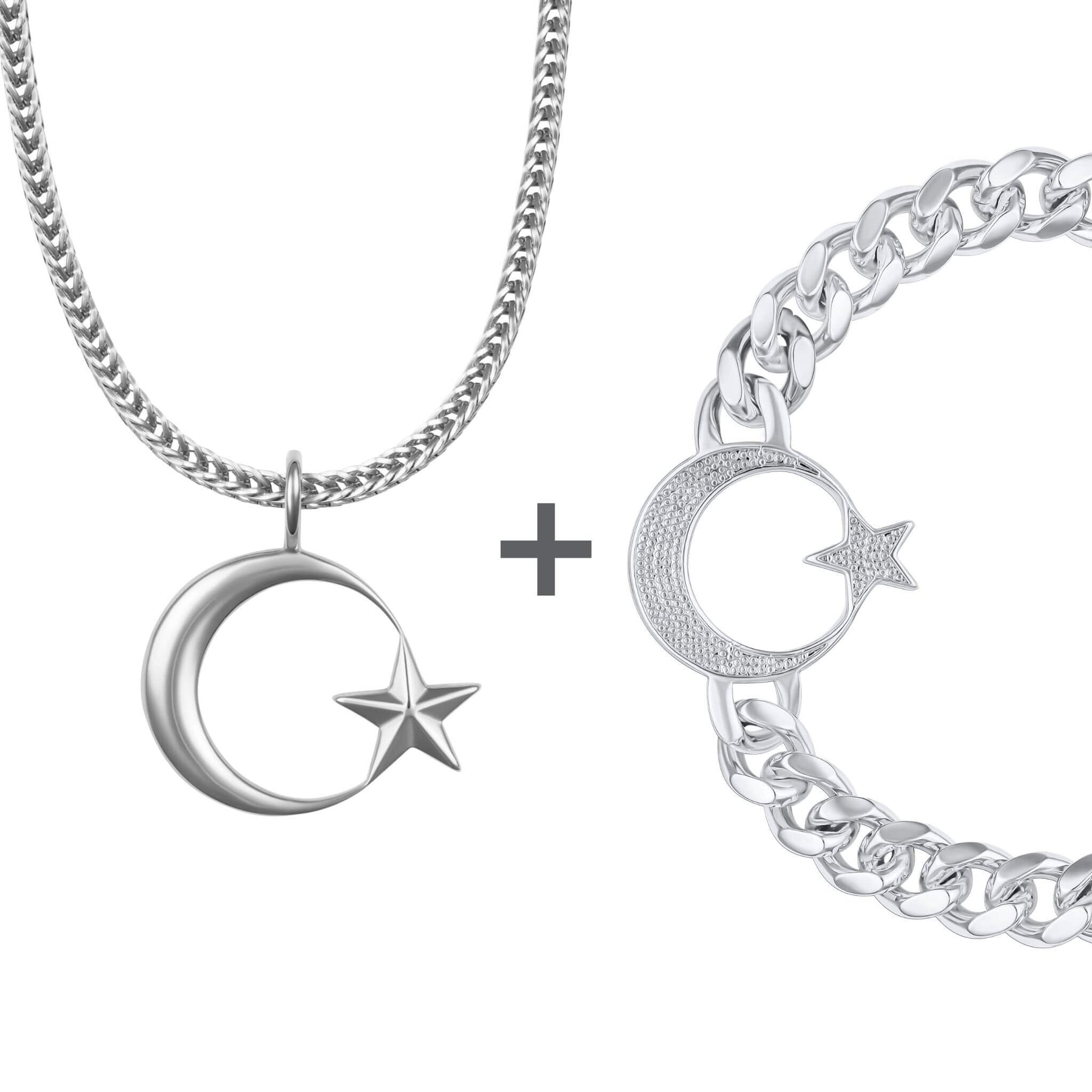 Türkei Ayyıldız Wappen Schmuck Set Herren Edelstahl | d'origine