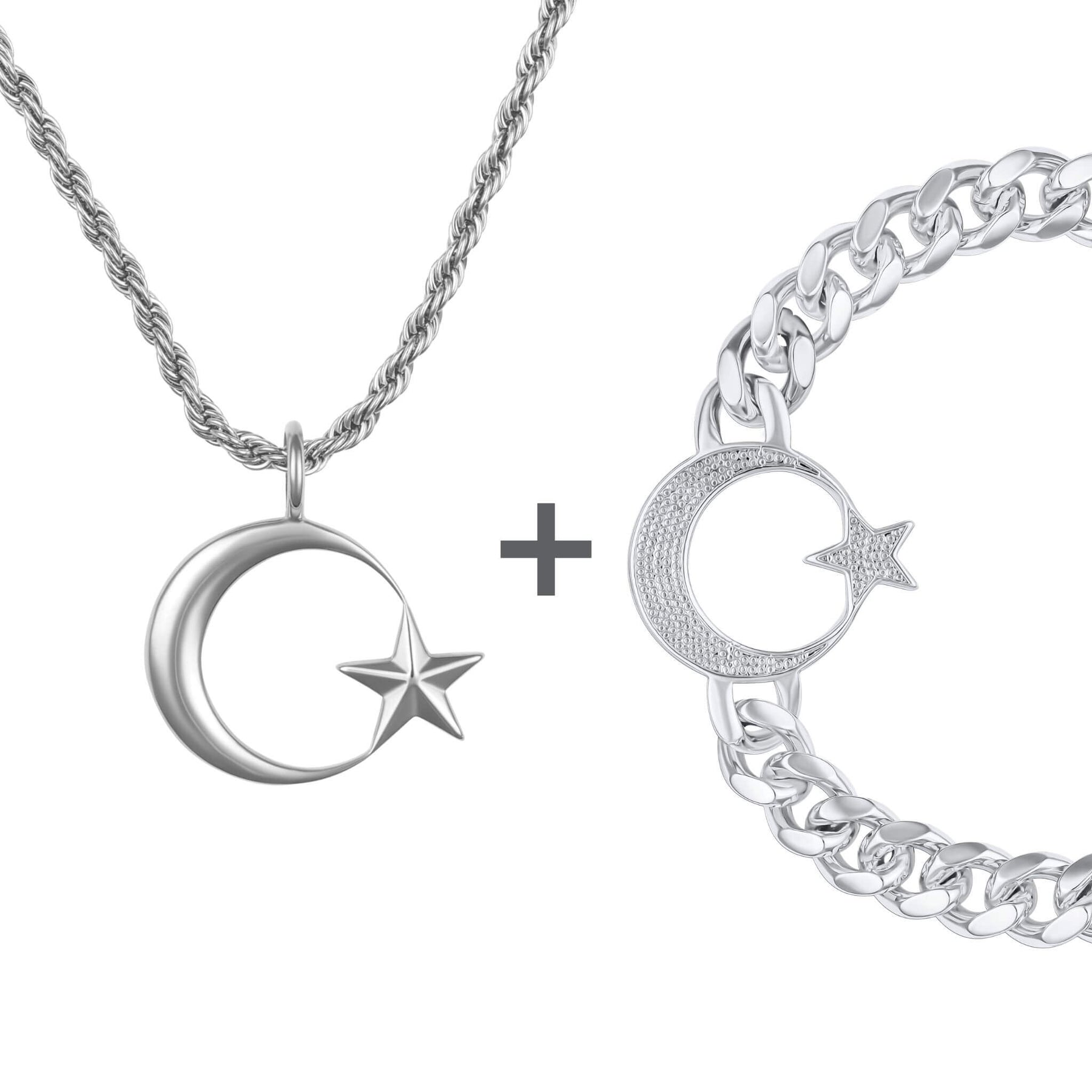 Türkei Ayyıldız Wappen Schmuck Set Herren Edelstahl | d'origine