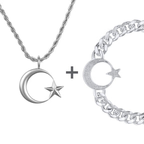 Türkei Ayyıldız Wappen Schmuck Set Herren Edelstahl | d'origine