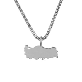 Türkei Landkartenkette Matt | Herren