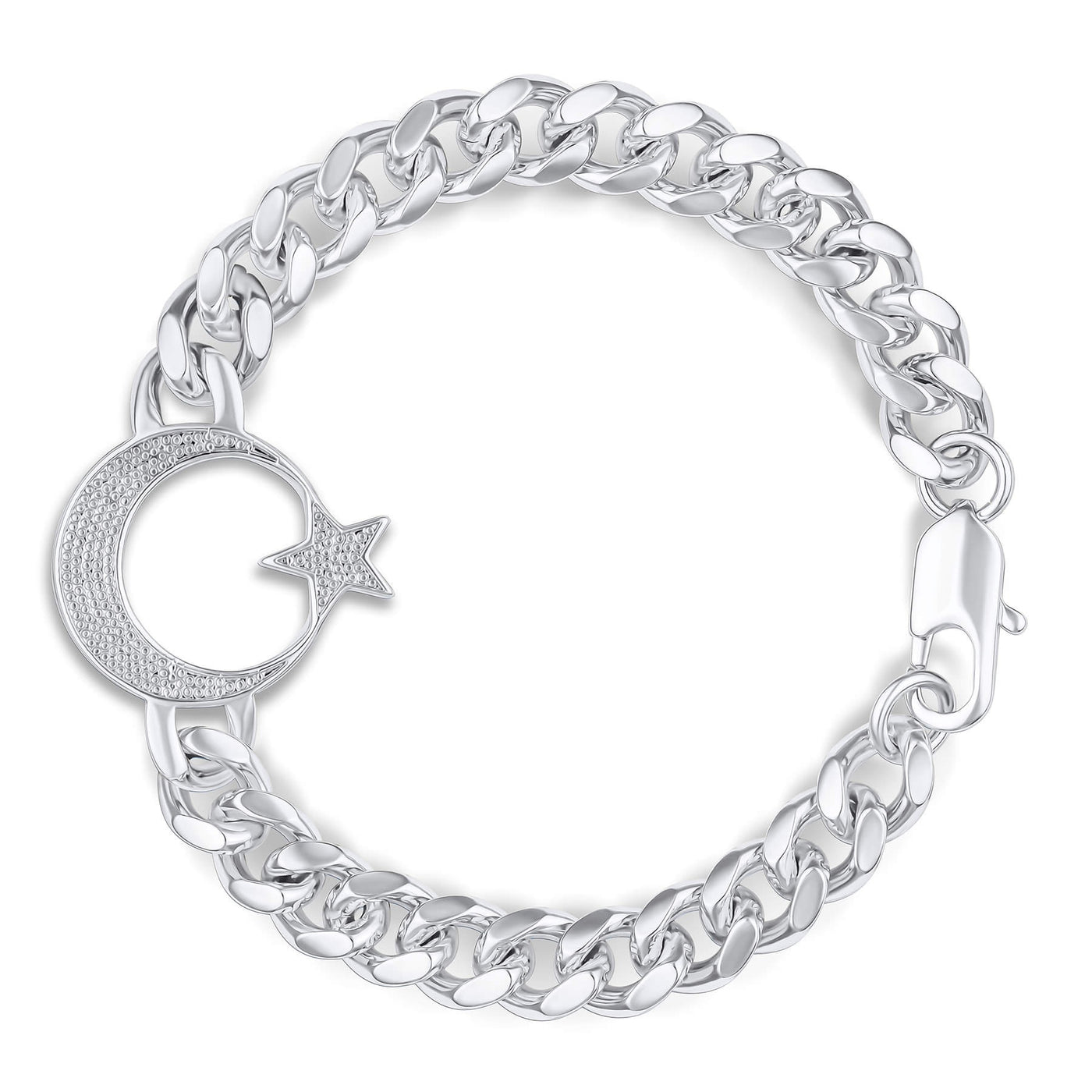 Türkei Ayyıldız Wappen Armband Herren Silber Edelstahl | d'origine
