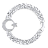 Türkei Ayyıldız Wappen Armband Herren Silber Edelstahl | d'origine