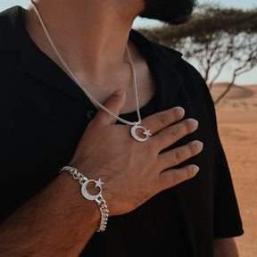 Türkei Wappen Armband Herren Tragefoto – Ayyıldız