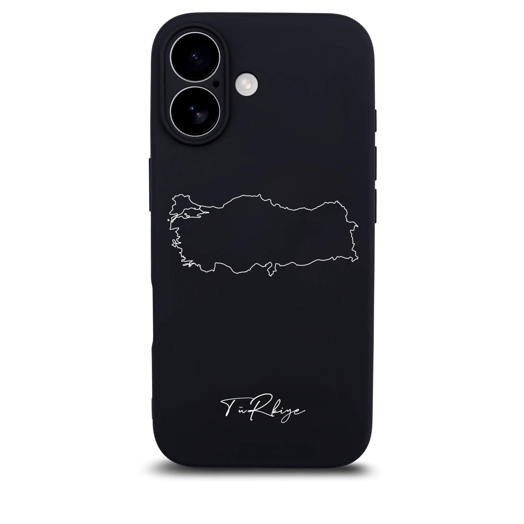 Türkei Handyhülle für iPhone 17 – Rückseite mit Landkarte und Schriftzug