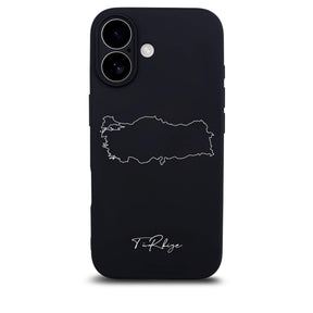 Türkei Handyhülle für iPhone 17 – Rückseite mit Landkarte und Schriftzug