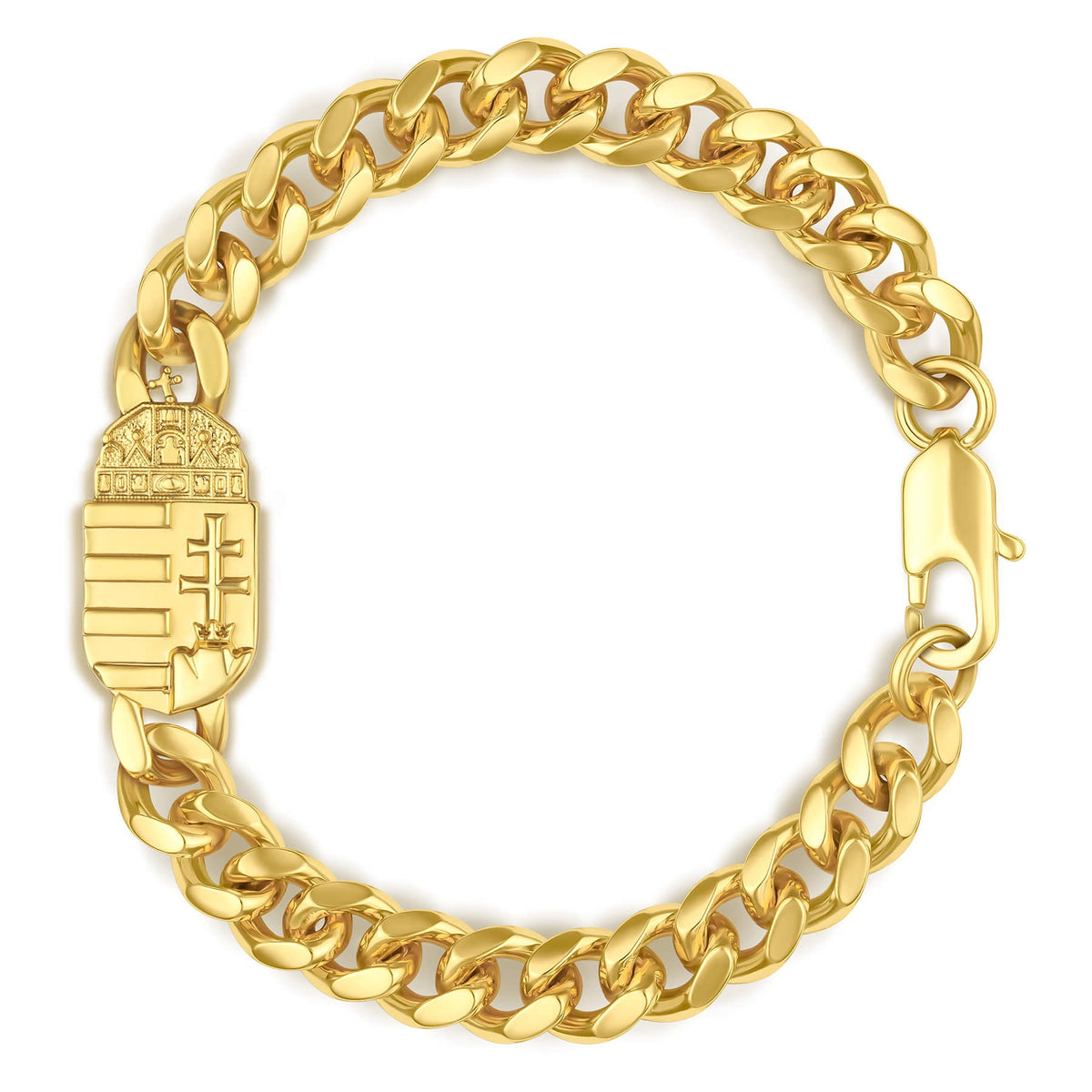 Ungarn Wappen Armband Herren 18K Gold – Wappen