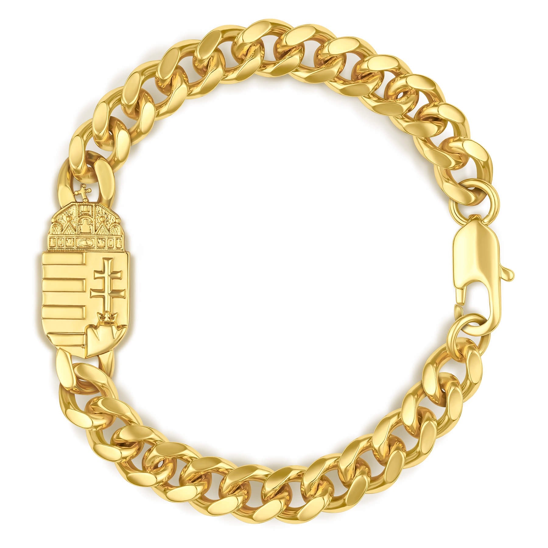 Ungarn Wappen Armband Herren 18K Gold – Wappen