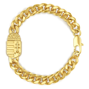 Ungarn Wappen Armband Herren 18K Gold – Wappen