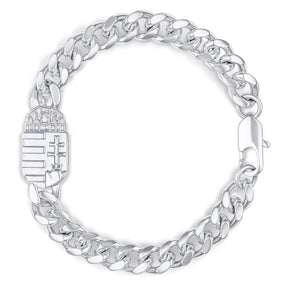 Ungarn Wappen Armband Herren Silber wasserfest | d'origine