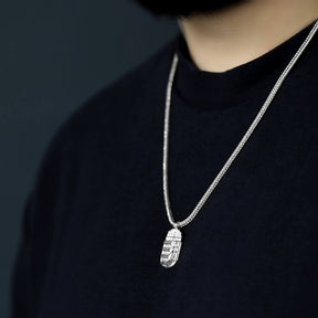Ungarn Wappen Kette Herren getragen am Model