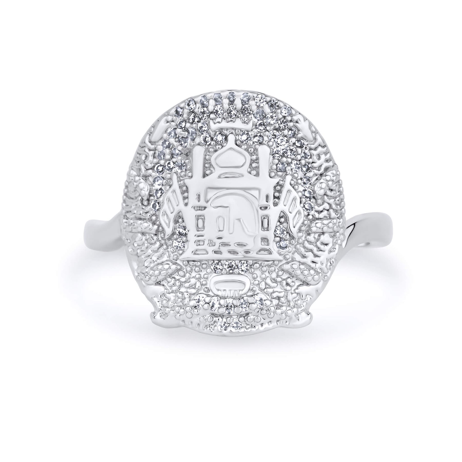 Afghanistan Emblem Ring Women Silver Stainless Steel – Emblem