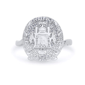 Afghanistan Emblem Ring Women Silver Stainless Steel – Emblem
