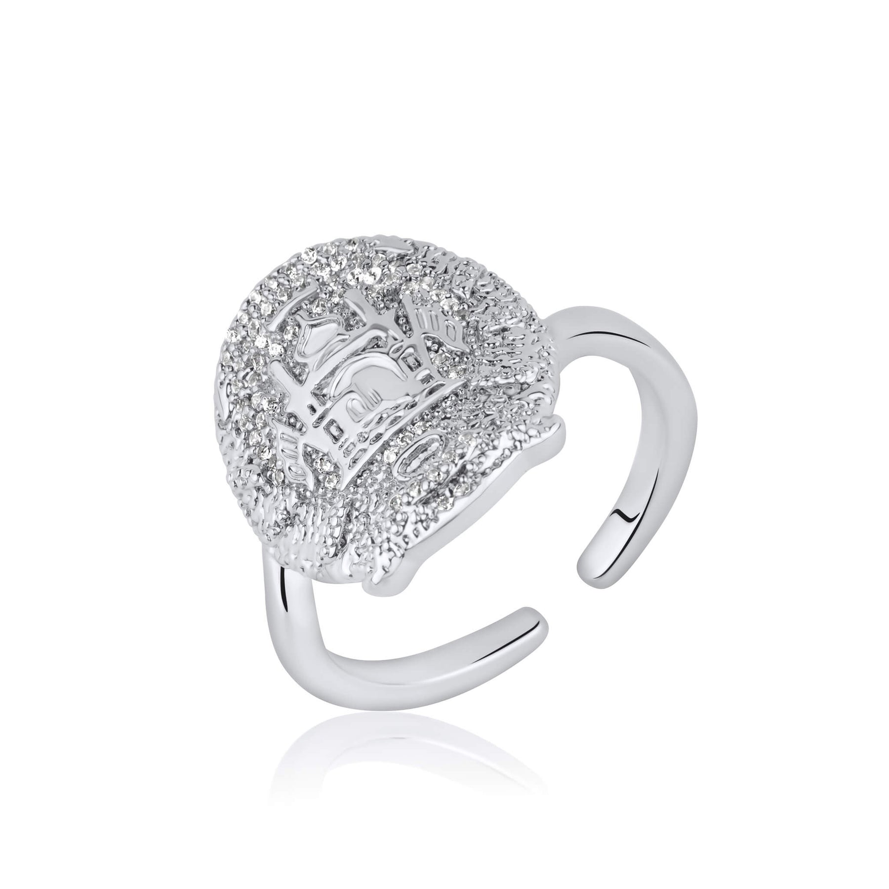 Afghanistan Emblem Ring Women Silver Waterproof | d'origine