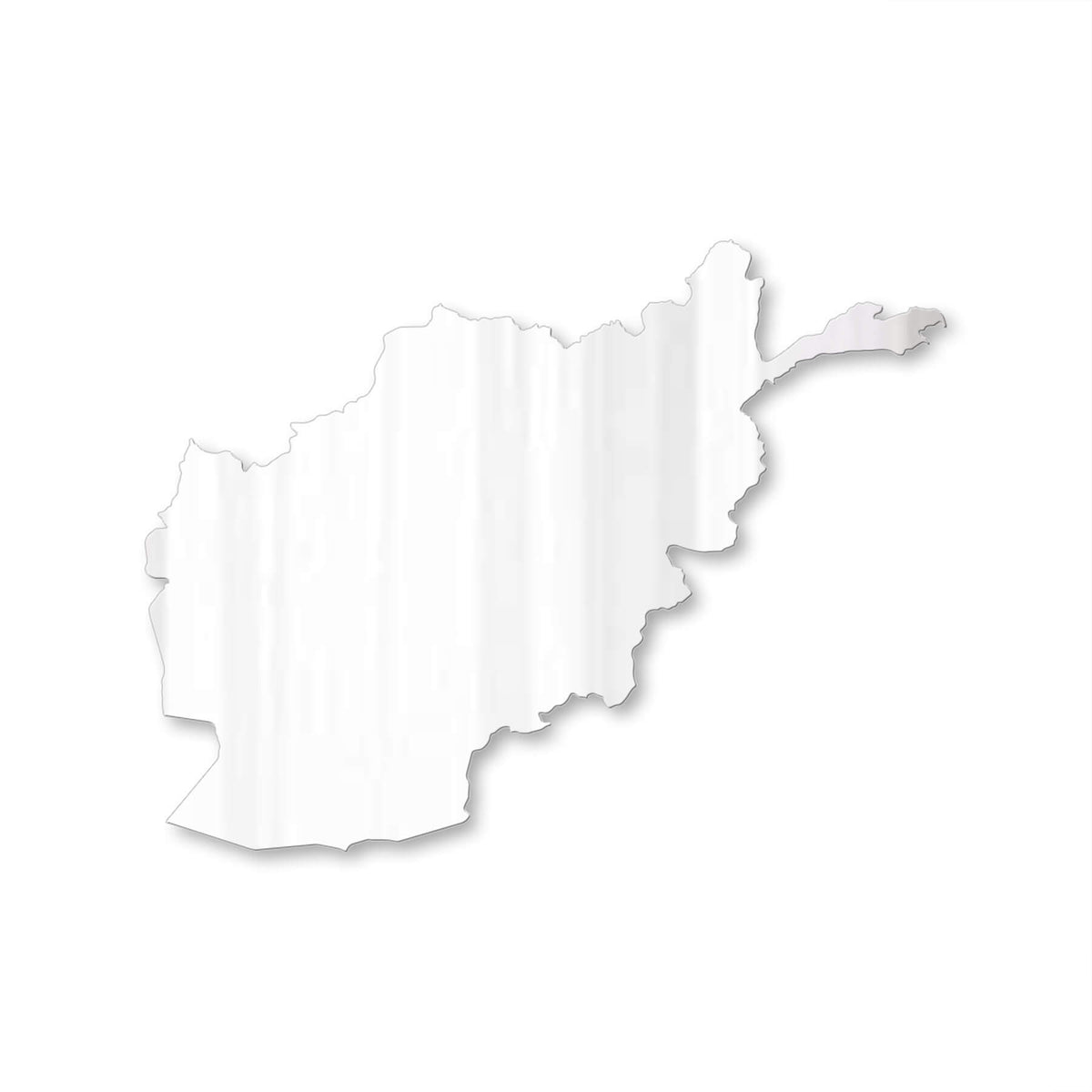 Afghanistan Landkarte Spiegel Acrylglas | d'origine