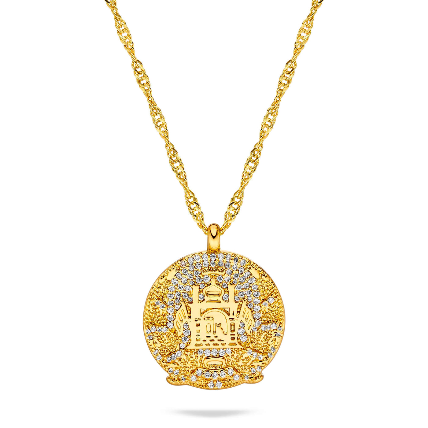 Afghanistan Wappen Kette Damen Gold vergoldet | d'origine