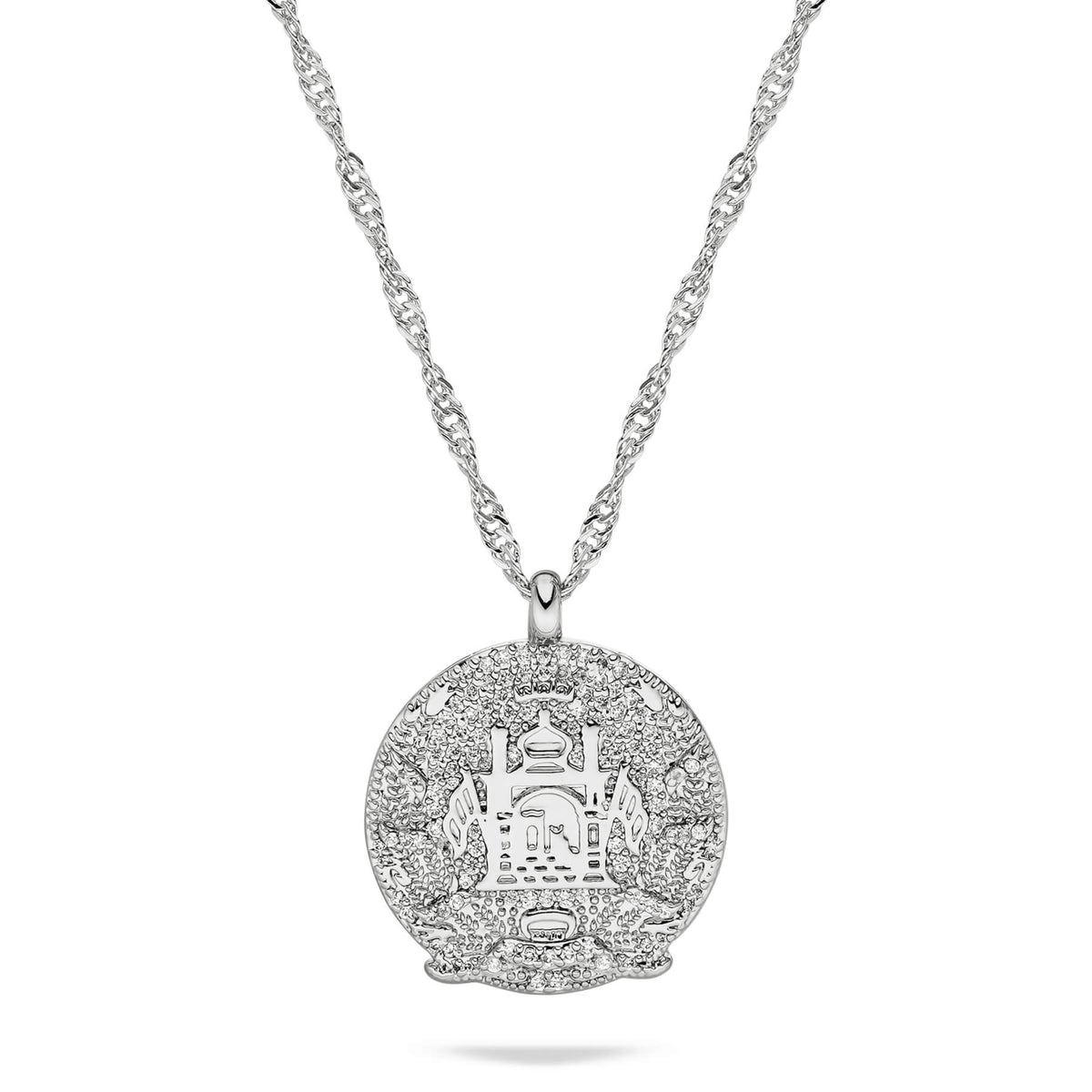 Afghanistan Wappen Kette Damen Silber Edelstahl – Wappen