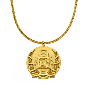 Afghanistan Wappen Kette Herren Gold vergoldet | d'origine