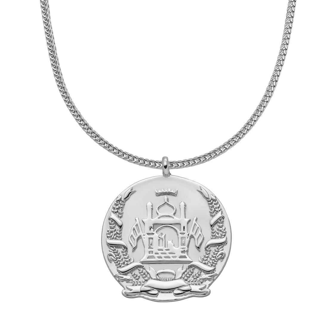 Afghanistan Wappen Kette Herren Silber Edelstahl | d'origine