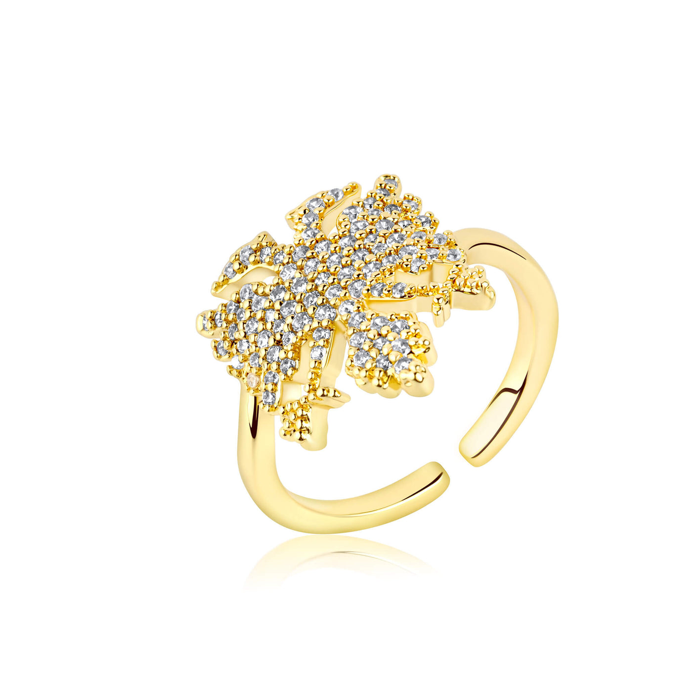 Albanien Adler Wappen Ring Damen 18K Gold | d'origine