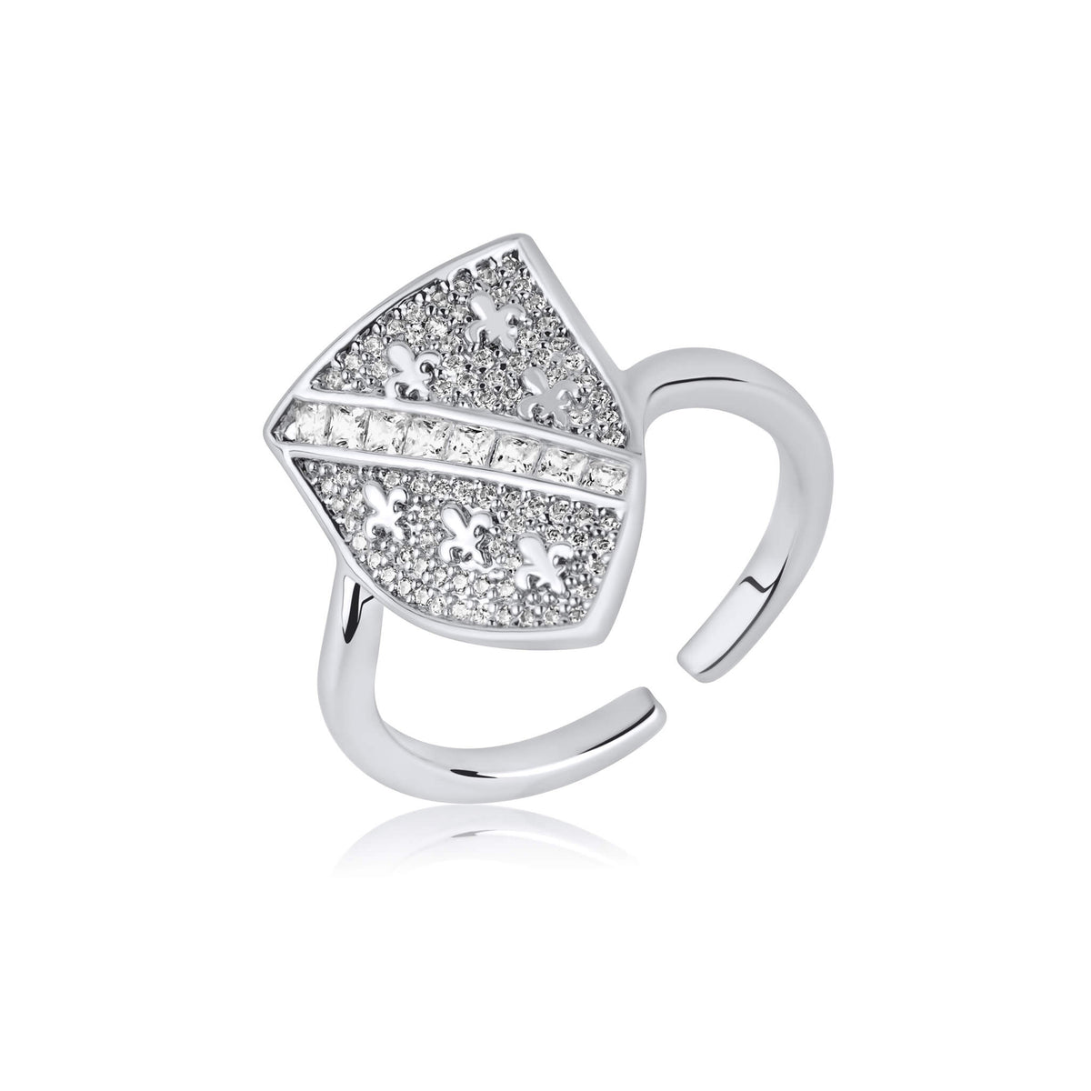 Bosnien Wappen Ring Damen Silber wasserfest | d'origine