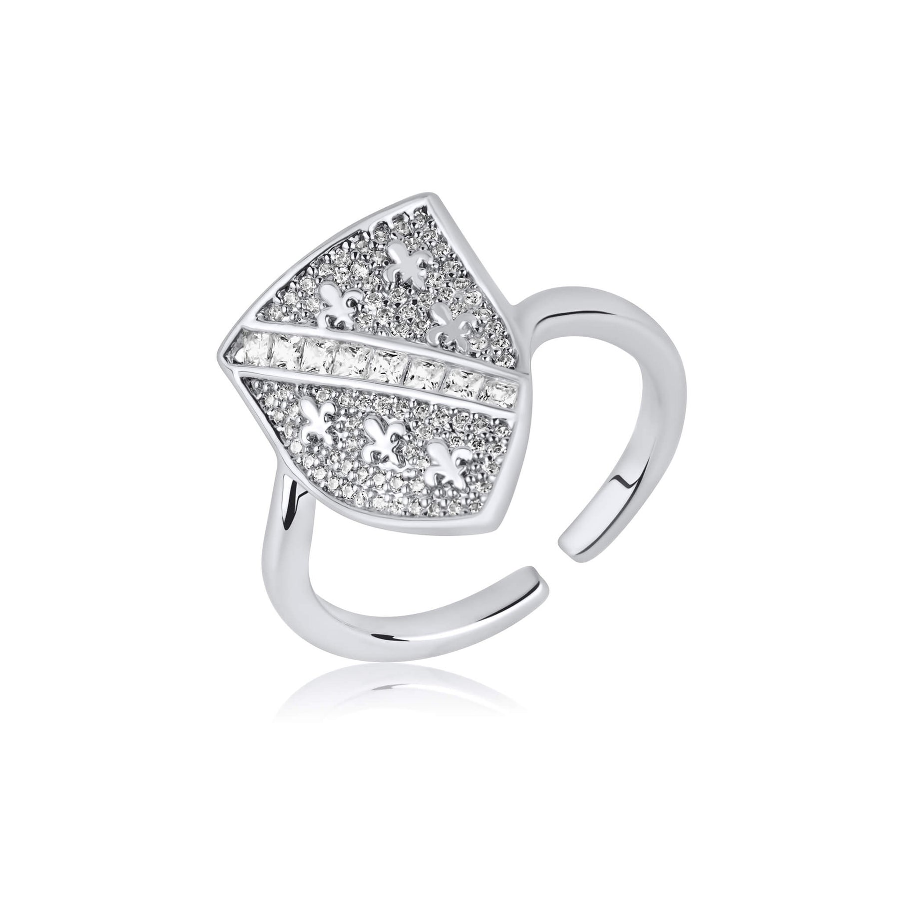 Bosnia Emblem Ring Women Silver Waterproof | d'origine
