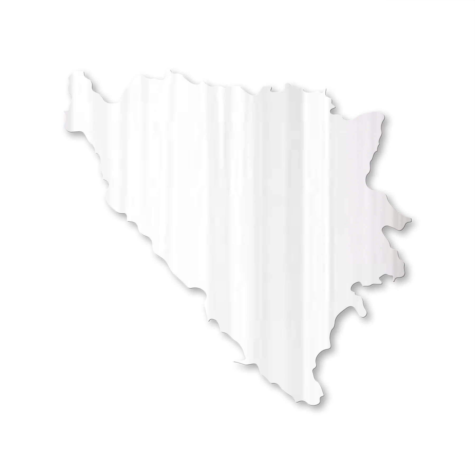 Bosnien Landkarte Spiegel Acrylglas | d'origine