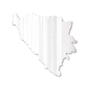 Bosnien Landkarte Spiegel Acrylglas | d'origine