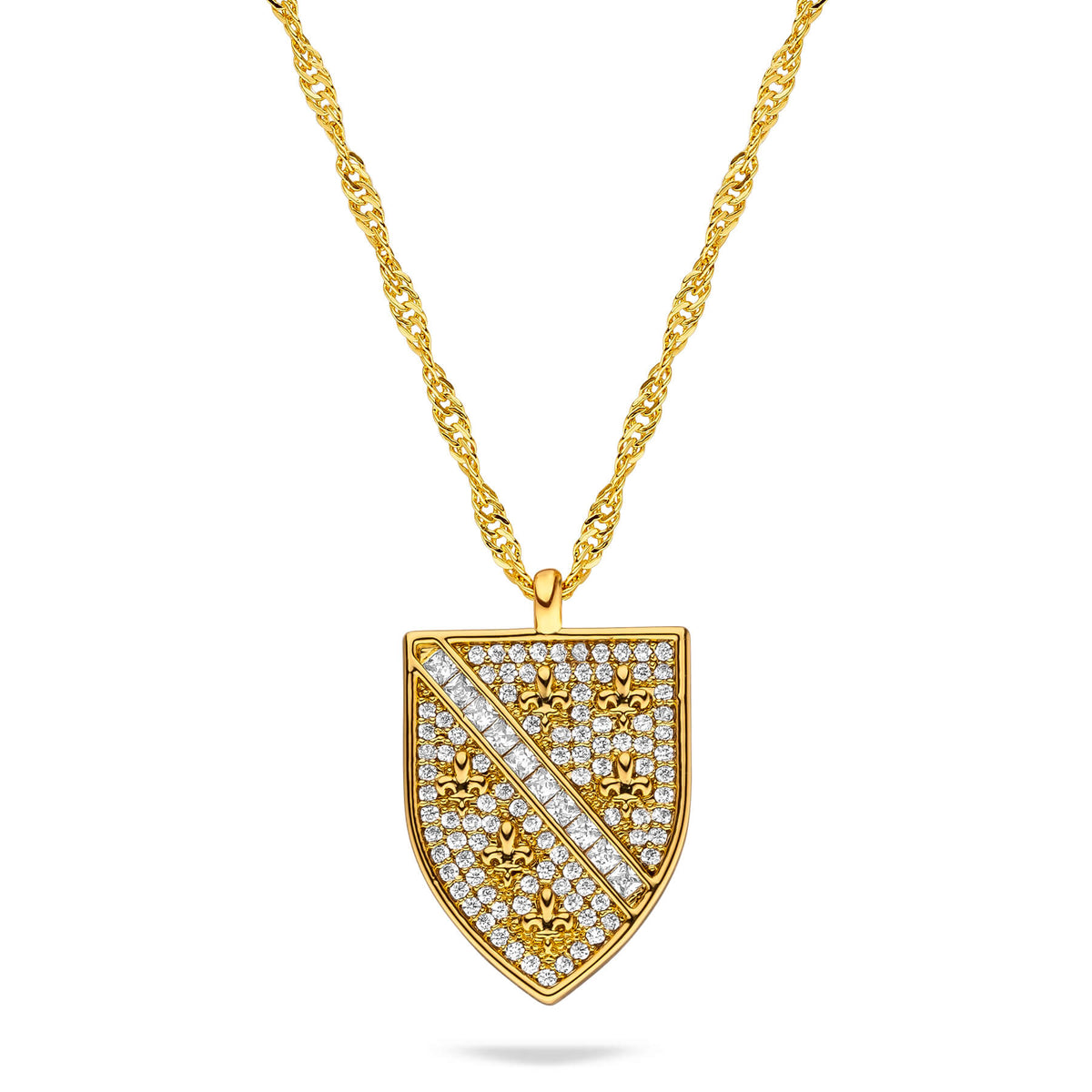 Bosnien Wappen Kette Damen Gold vergoldet | d'origine