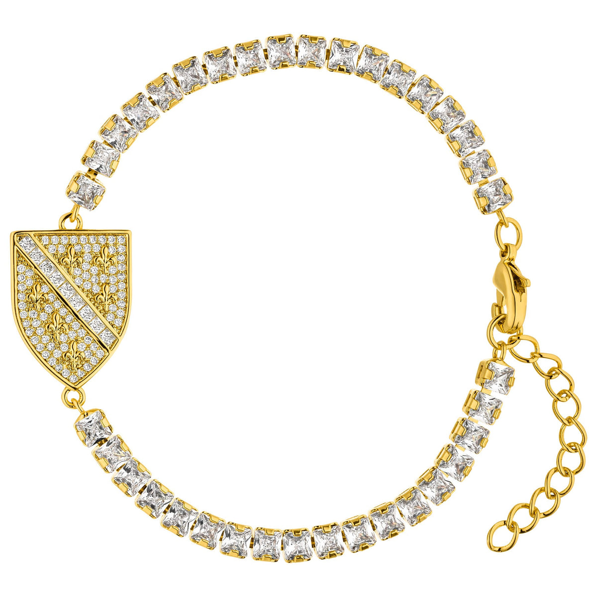 Bosnien Wappen Armband Damen Gold vergoldet | d'origine