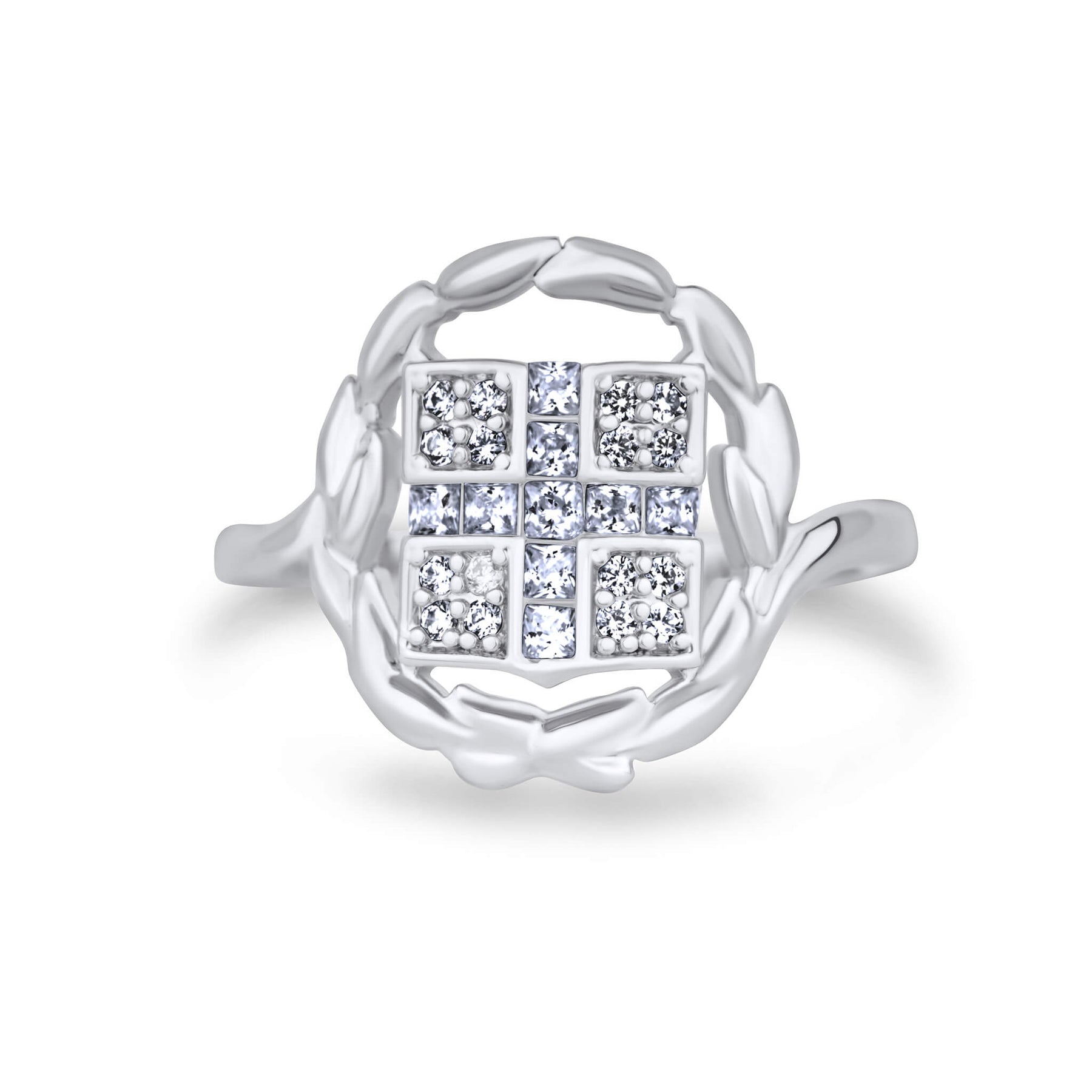 Griechenland Wappen Ring Damen Silber Edelstahl – Wappen